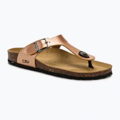 Japonki damskie CMP ECO MYMOSA. Czerwone klapki CMP, bez wzorów, bez obcasa. Za 149.99 zł.