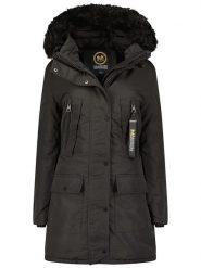 Maison Montaigne Parka "Cormai" w kolorze czarnym rozmiar: XL. Czarne parki Maison Montaigne, xl, bez kaptura. Za 285.49 zł.