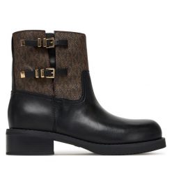 Botki MICHAEL Michael Kors. Brązowe botki MICHAEL Michael Kors, bez wzorów, bez obcasa, na płaskiej podeszwie, bez zapięcia. Za 1,129.00 zł.