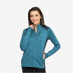 Bluza damska VIKING Birger Lady rozpinana. Niebieskie bluzy sportowe Viking, l, bez wzorów, z bawełny, bez kaptura. Za 319.90 zł.