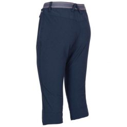 Trespass Grateful - Kobieta 3/4 Trs Navy. Niebieskie spodnie sportowe Trespass, na lato, bez wzorów, trekkingowe. Za 319.99 zł.