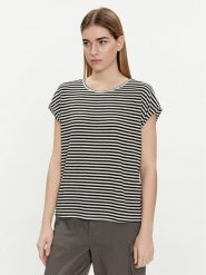 Vero Moda T-Shirt Ava 10284469 Czarny Regular Fit. Czarne t-shirty Vero Moda, s, bez wzorów, z lyocellu, bez kołnierzyka, bez ramiączek. Za 49.99 zł.