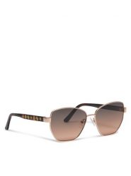 Guess Okulary przeciwsłoneczne GU00102 Złoty. Żółte okulary przeciwsłoneczne Guess, z aplikacjami, z tworzywa sztucznego. Za 389.99 zł.