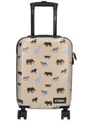 ZEBRA Walizka w kolorze beżowo-czarno-niebieskim - 32 x 46 x 22 cm rozmiar: onesize. Brązowe walizki ZEBRA, bez wzorów. Za 173.99 zł.