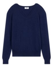 AUTHENTIC CASHMERE Kaszmirowy sweter "Gardoria" w kolorze granatowym rozmiar: XL. Niebieskie swetry AUTHENTIC CASHMERE, xl, bez wzorów, z kaszmiru, bez ramiączek. Za 369.99 zł.