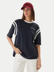 Tommy Jeans T-Shirt DW0DW22307 Granatowy Oversize. Niebieskie t-shirty Tommy Jeans, s, bez wzorów, z bawełny, bez kołnierzyka, bez ramiączek. Za 209.99 zł.