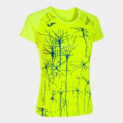 Koszulka do biegania damska Joma Elite IX. Niebieskie bluzki Joma, s, bez wzorów, sportowe, bez kołnierzyka, bez ramiączek. Za 187.99 zł.