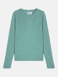 Just Cashmere Kaszmirowy sweter "Jane" w kolorze turkusowym rozmiar: M. Niebieskie swetry Just Cashmere, m, bez wzorów, z kaszmiru, bez ramiączek. Za 386.53 zł.