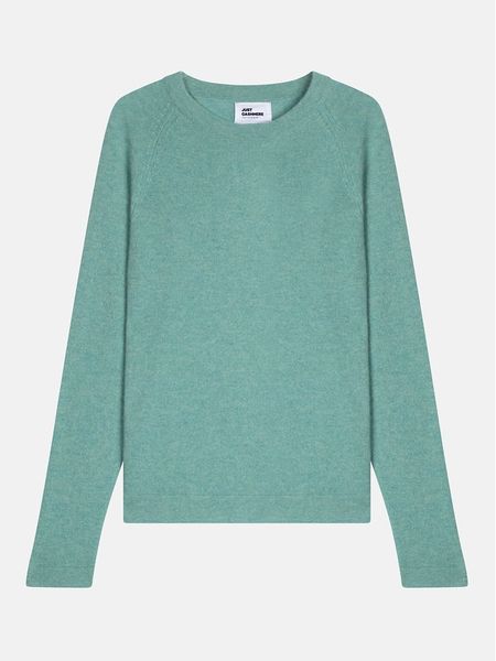 Just Cashmere Kaszmirowy sweter "Jane" w kolorze turkusowym rozmiar: L. Niebieskie swetry Just Cashmere, l, bez wzorów, z kaszmiru, bez ramiączek. Za 382.95 zł.