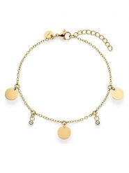 S.Oliver Bransoletka z elementami ozdobnymi rozmiar: onesize. Bransoletki S.Oliver, z cyrkonią, ze stali. Za 86.99 zł.