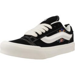 Tenisówki Vans Model Knu Skool Kolor Czarny. Czarne trampki Vans, bez wzorów, ze skóry, bez zapięcia. Za 408.99 zł.