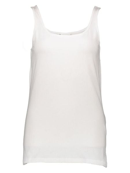 ONLY Carmakoma Top w kolorze białym rozmiar: S-42/44. Białe topy Only Carmakoma, s, bez wzorów, bez kołnierzyka, bez ramiączek. Za 42.95 zł.