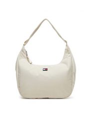 Tommy Jeans Torebka Tjw Urban Large AW0AW17569 Beżowy. Brązowe shopper Tommy Jeans, bez wzorów, z jeansu, bez dodatków. Za 429.99 zł.