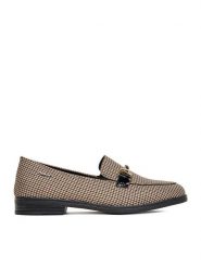 Rieker Lordsy 46264-60 Brązowy. Brązowe lordsy Rieker, bez wzorów, z materiału, bez obcasa, na płaskiej podeszwie, bez zapięcia. Za 329.99 zł.