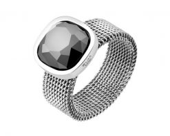 Pierścionek ze stali szlachetnej z hematytem. Pierścionki Elixa, z hematytem, ze stali. Za 119.00 zł.