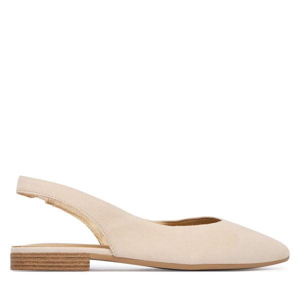 Baleriny Tamaris. Brązowe baleriny Tamaris, bez wzorów, bez obcasa. Za 369.99 zł.