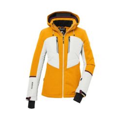 Kurtka damska Killtec KSW 87 WMN SKI JCKT. Żółte kurtki narciarskie Killtec, s, bez wzorów, bez kaptura, narciarskie. Za 899.99 zł.