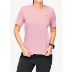 Koszulka z nadrukiem damska Peak Performance Explore Graphic Tee. Czerwone koszulki sportowe Peak Performance, bez wzorów, bez ramiączek. Za 167.99 zł.