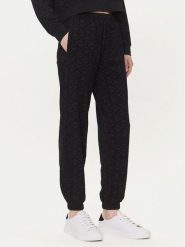 HUGO Spodnie dresowe 50545211 Czarny Regular Fit. Czarne spodnie dresowe Hugo, xs, bez wzorów, z bawełny. Za 479.99 zł.