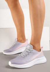 Jasnoszare Buty Sportowe Sneakersy Zdobione Efektem Ombre Banelissa. Szare obuwie sportowe Renee, bez zapięcia, na fitness i siłownię. Za 89.99 zł.