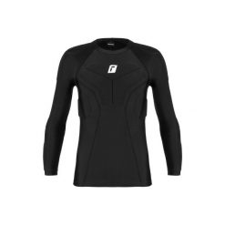 Koszulka kompresyjna z długim rękawem Reusch Padded. Czarne bluzki REUSCH, xl, bez wzorów, sportowe, bez kołnierzyka, bez ramiączek. W wyprzedaży za 312.75 zł.