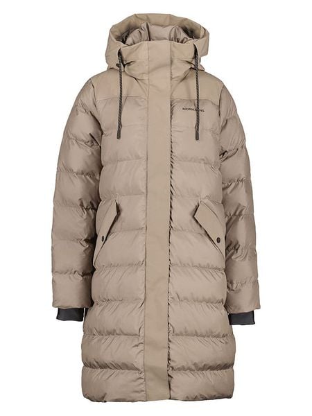 Didriksons Płaszcz pikowany "Fay" w kolorze beżowym rozmiar: 42. Brązowe płaszcze Didriksons, bez wzorów, bez kaptura. Za 425.39 zł.