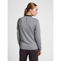 Bluza damska z zamkiem błyskawicznym Hummel hmlGG12 Action. Brązowe bluzy Hummel, xl, bez wzorów, z włókna, bez kaptura. Za 188.00 zł.