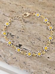 Nakkash Pozłacana bransoletka z emalią rozmiar: onesize. Żółte bransoletki Nakkash, pozłacane. Za 52.42 zł.