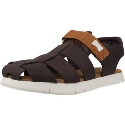 Sandały CAMPER LAMPER EBONY Brązowy. Brązowe sandały Camper, bez wzorów, ze skóry, sportowe, bez obcasa, bez zapięcia. Za 279.82 zł.