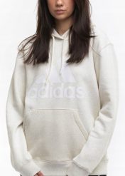 Bluza damska adidas Essentials Big Logo Regular Fleece. Brązowe bluzy Adidas, m, bez wzorów, z bawełny, z kapturem. Za 215.99 zł.