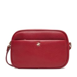 Torebka Beverly Hills Polo Club. Czerwone listonoszki Beverly Hills Polo Club, bez wzorów, bez dodatków. Za 179.99 zł.