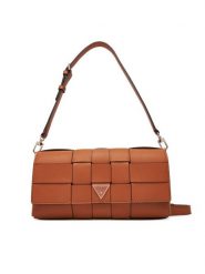Guess Torebka Maylee HWWG96 61190 Brązowy. Brązowe torebki klasyczne Guess, z aplikacjami, ze skóry, bez dodatków. Za 639.99 zł.