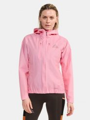 Craft Kurtka "PRO Trail" w kolorze jasnoróżowym do biegania rozmiar: M. Różowe kurtki sportowe Craft, m, bez wzorów, z poliamidu, bez kaptura, do biegania. Za 346.99 zł.