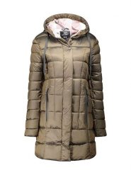 Canadian Peak Płaszcz zimowy "Bullieak" w kolorze khaki rozmiar: XXL. Brązowe płaszcze Canadian Peak, na zimę, xxl, bez wzorów, z puchu, bez kaptura. Za 300.92 zł.