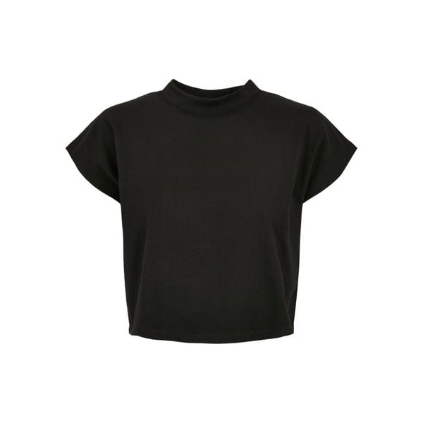 Krótka Koszulka Damska. Czarne bluzki Urban Classics, xs, bez wzorów, sportowe, bez kołnierzyka, bez ramiączek. Za 67.99 zł.