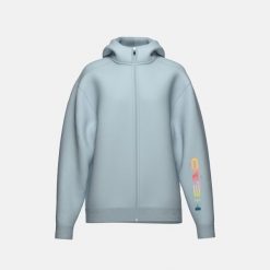 RALLY Damska Bluza z Kapturem na Zamek. Niebieskie bluzy Head, bez wzorów, z dzianiny, z kapturem. Za 300.00 zł.