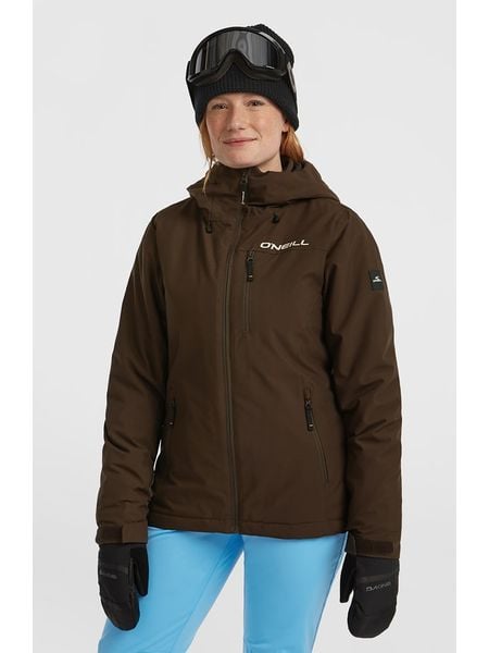 O'Neill Kurtka narciarska w kolorze brązowym rozmiar: S. Brązowe kurtki narciarskie O'Neill, m, bez wzorów, bez kaptura, narciarskie. Za 437.17 zł.