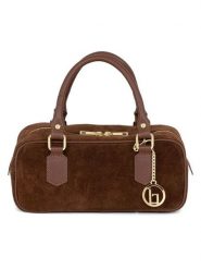 Lia Biassoni Skórzana torebka "Sardagna" w kolorze brązowym - 27 x 14 x 12 cm rozmiar: onesize. Brązowe torby na ramię Lia Biassoni, bez wzorów, z materiału, przez ramię, bez dodatków. Za 282.99 zł.