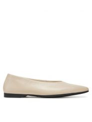 Vagabond Shoemakers Baleriny Delia 5907-101-02 Beżowy. Brązowe baleriny Vagabond Shoemakers, bez wzorów, ze skóry, bez obcasa. Za 339.99 zł.