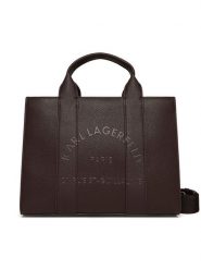 KARL LAGERFELD Torebka A4W30264 Brązowy. Brązowe torebki klasyczne KARL LAGERFELD, bez wzorów, ze skóry, bez dodatków. Za 849.99 zł.