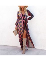 Milan Kiss Sukienka ze wzorem rozmiar: M. Sukienki Milan Kiss, m, bez wzorów, bez kołnierzyka, bez ramiączek, midi, kopertowe. Za 165.99 zł.