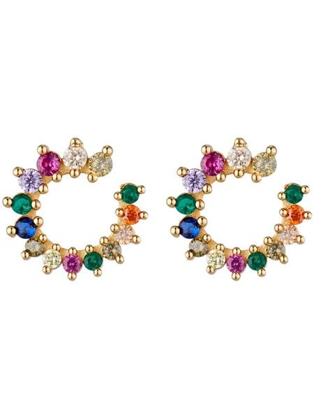 U.S. Polo Assn. Pozłacane kolczyki-wkrętki z kryształami rozmiar: onesize. Żółte kolczyki U.S. Polo Assn., z kryształem, metalowe. Za 74.45 zł.