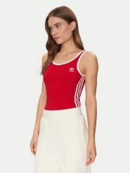 Adidas Body adicolor 3-Stripes JD4632 Czerwony Slim Fit. Czerwone body Adidas, l, bez wzorów, z bawełny. Za 119.99 zł.