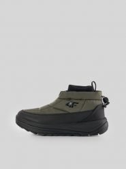 4F Niskie śniegowce SNOW DROP z ociepliną Primaloft damskie - khaki 39. Brązowe trapery i śniegowce 4f, z gumy. Za 399.99 zł.