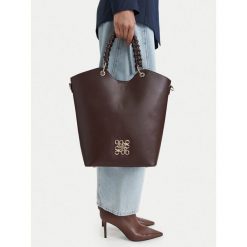 Torebka Nine West. Brązowe shopper Nine West, bez wzorów, bez dodatków. Za 299.99 zł.