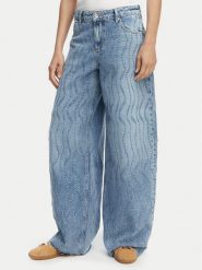 Liu Jo Jeansy UA6195 D0316 Niebieski Wide Leg. Niebieskie jeansy Liu Jo, bez wzorów. Za 859.99 zł.