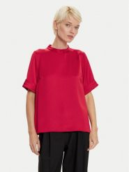 Imperial Bluzka TV52IBA Czerwony Regular Fit. Czerwone bluzki Imperial, s, bez wzorów, z syntetyku, bez kołnierzyka, bez ramiączek. Za 169.99 zł.