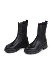 Anna Morellini Skórzane sztyblety "Marlorina" w kolorze czarnym rozmiar: 41. Czarne botki Anna Morellini, bez wzorów, bez obcasa, bez zapięcia. Za 302.35 zł.