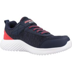Buty SKECHERS BOUNDER-DRIPPER DROP Niebieski. Czerwone trekkingi Skechers, z tkaniny, trekkingowe. Za 249.99 zł.