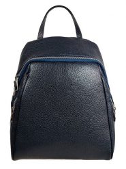 Florence Bags Skórzany plecak "Lacona" w kolorze granatowym - 34 x 28 x 16 cm rozmiar: onesize. Niebieskie plecaki Florence Bags, bez wzorów, z materiału. Za 405.45 zł.